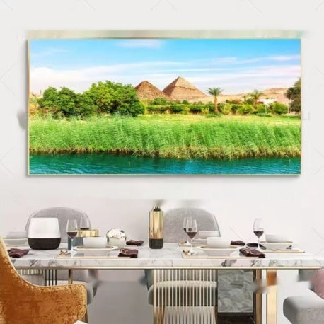 Living Room Decorative Painting Solid Wood Frameless