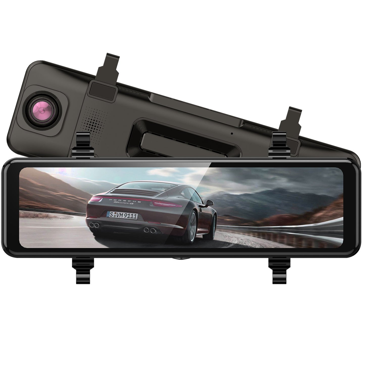 Car HD 4K Three-lens Driving Recorder