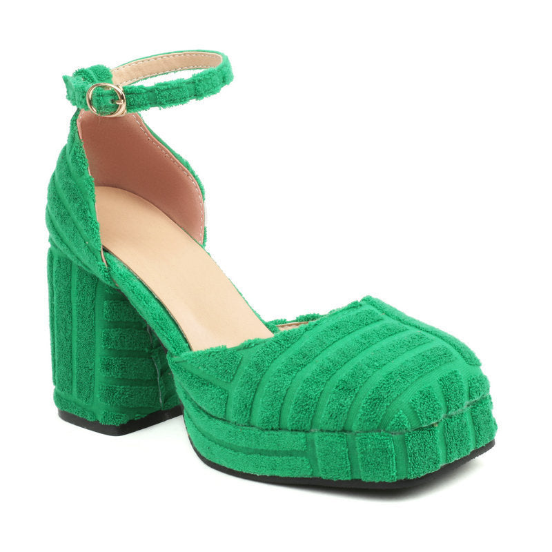 Fashion High-heeled Runway Sandals