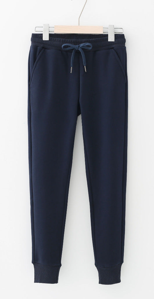 Cashmere casual pants autumn and winter new style, simple and easy to add loose trousers and warm pants Haren pants