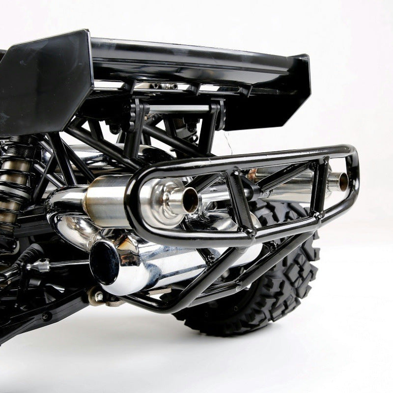 Simple Remote Control Car Double Row With Silencer Exhaust Pipe