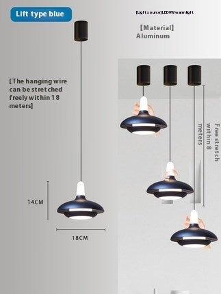 Adjustable Bedroom Bedside Led Small Droplight