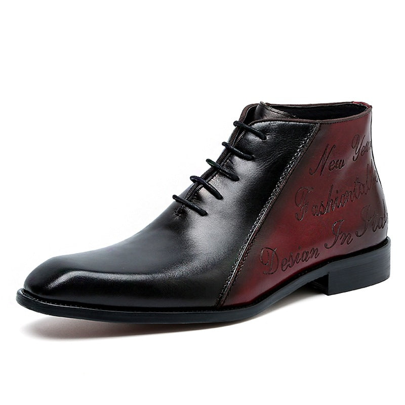 High-top Doc Martens Fashion Men's Leather Overalls