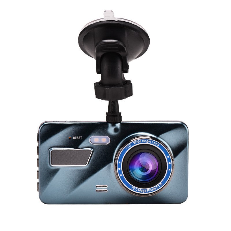 4 Inch Zinc Alloy Appearance Driving Recorder Dual Lens 1080p