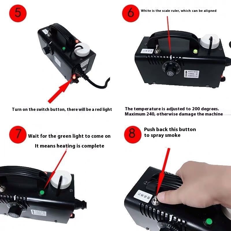 12v Smoke Making Machine Low Voltage Car Vehicle Sprayer