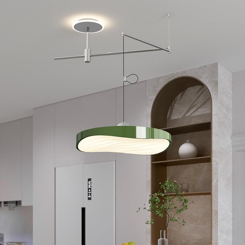 Flying Saucer Rocker Arm Restaurant Chandelier