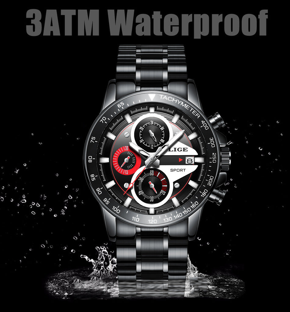 LIGE men's business watch