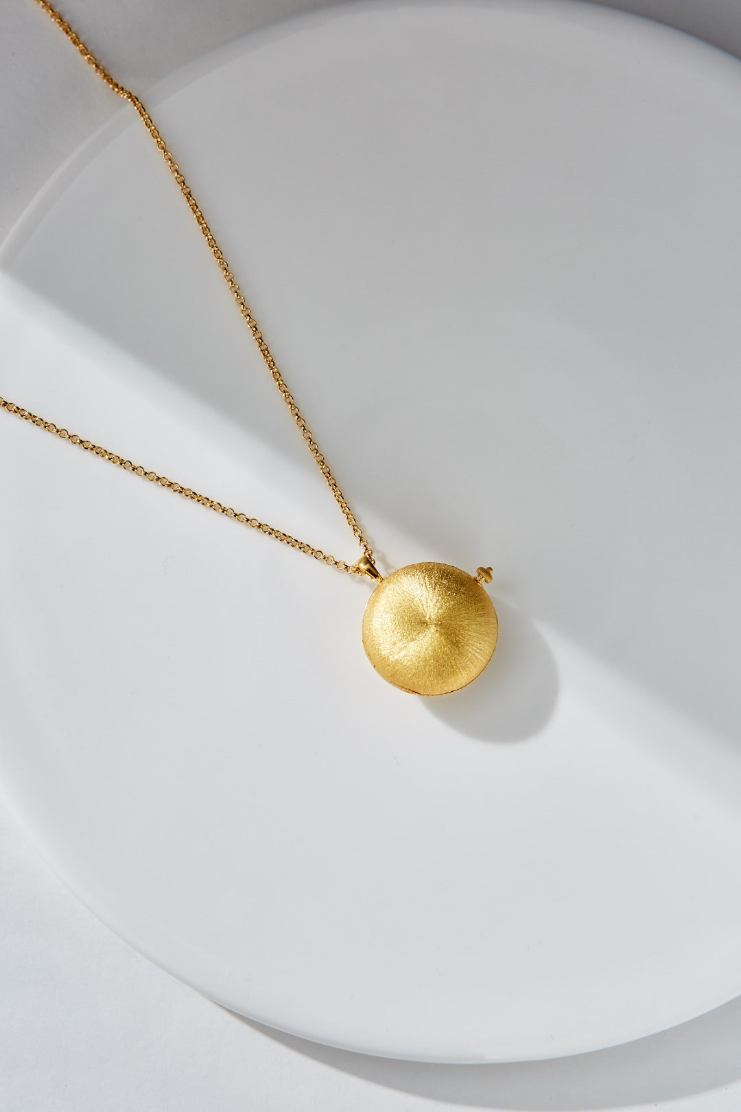 925 Silver Gilt Photo Clip Necklace