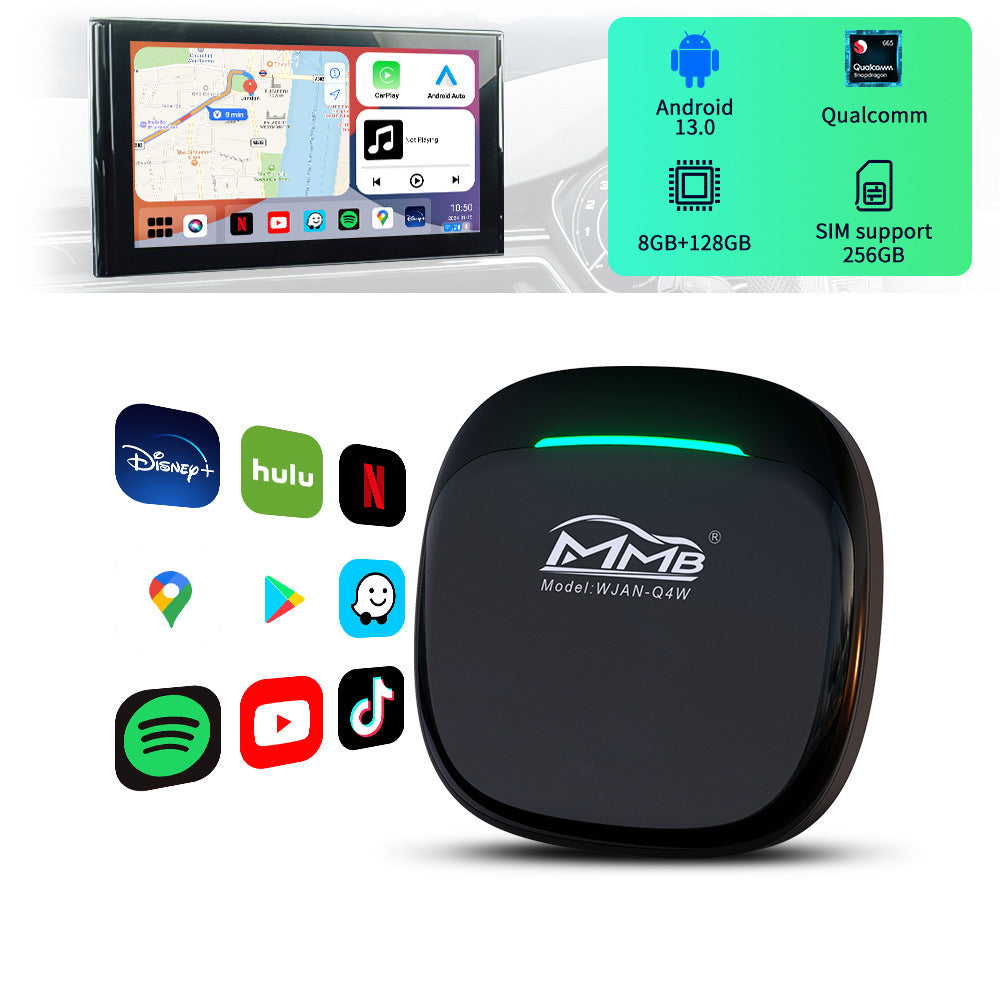 Version AI Box Android Navigation Box 4G Version Wireless Carplay