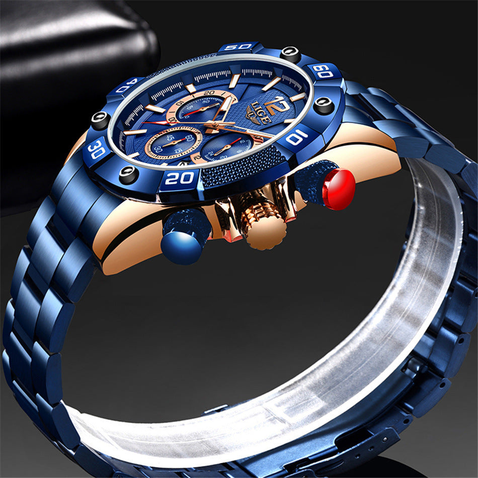 Multifunctional Waterproof Quartz Watch
