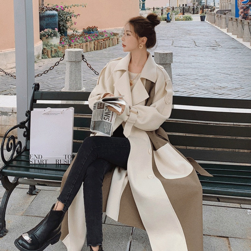 Mid-length Women's Double-sided Woolen Coat