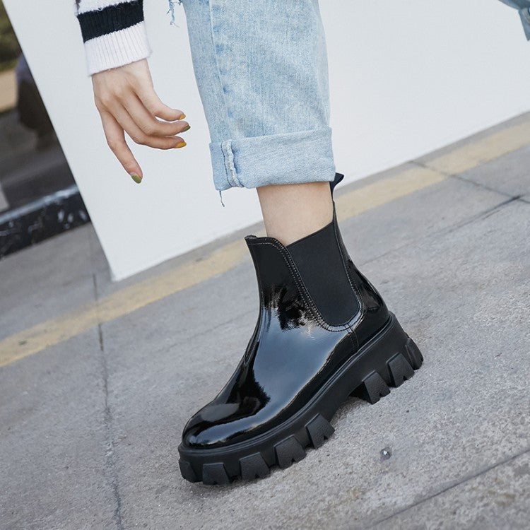 Casual Thick-soled Platform Platform Thin Boots