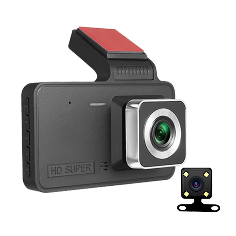 Driving Recorder HD Night Vision Dual Lens Hidden 4-inch