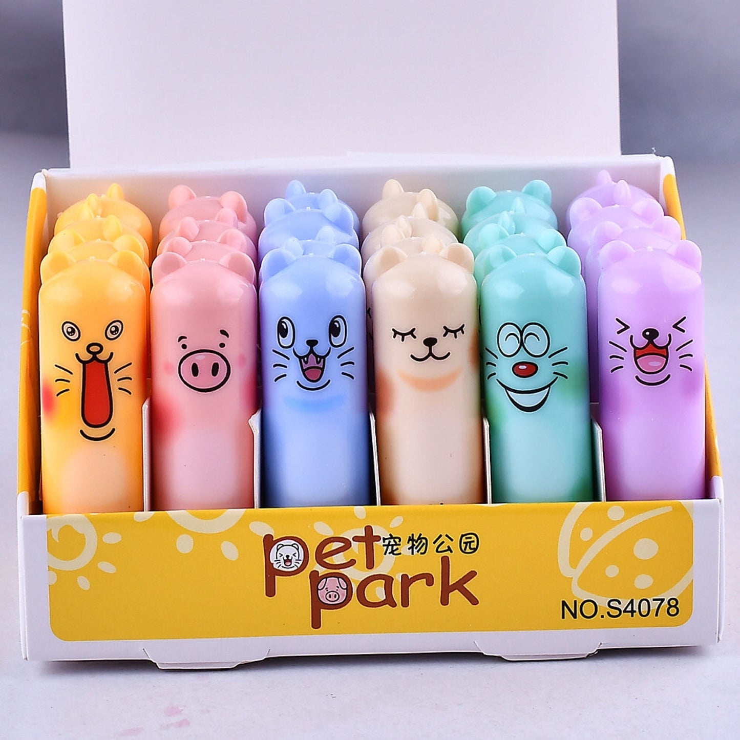 Autumn And Winter Cute Bear Colorless Lip Balm