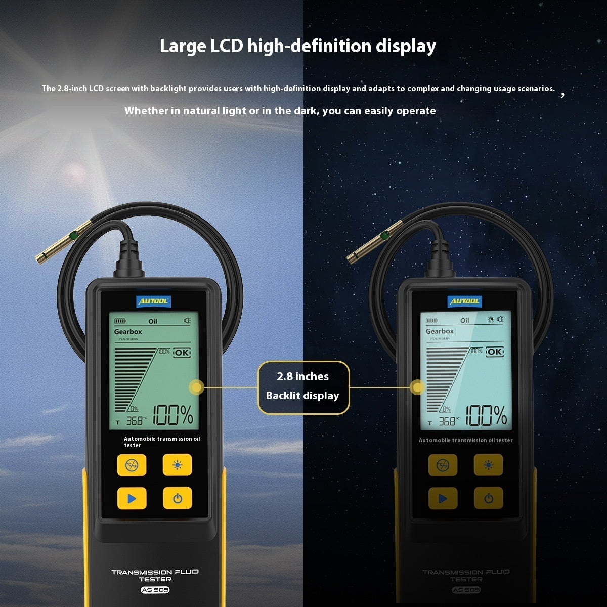 Automobile Transmission Fluid Oil Quality Analysis Detector