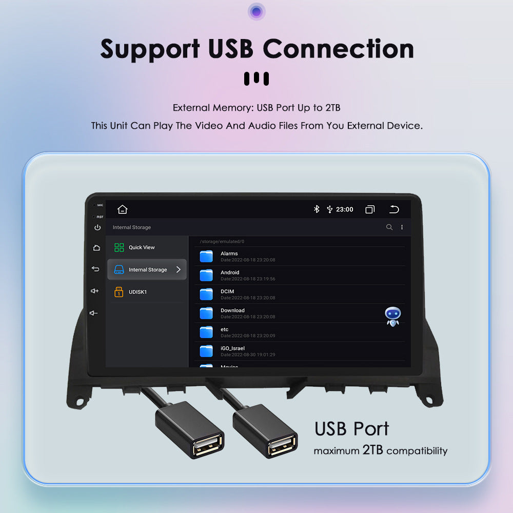 Applicable To  C- Class W204 S204 Central Control Large Screen Navigator