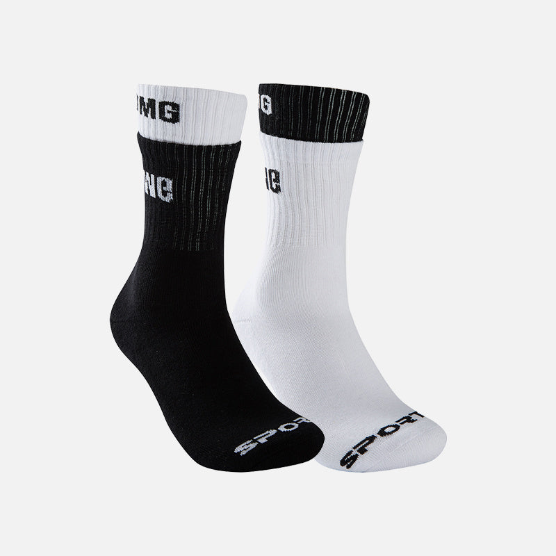 Autumn and winter men's mid-length socks