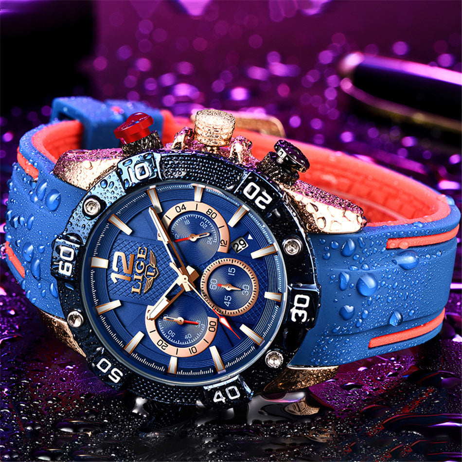 Multifunctional Waterproof Quartz Watch