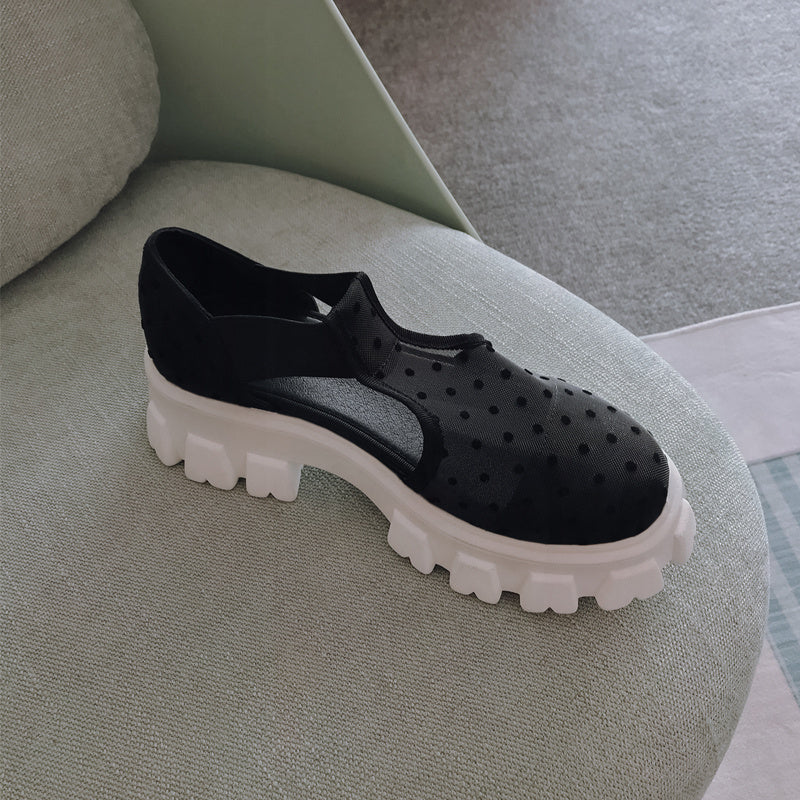British College Style Platform Platform Shoes Mori Women's Shoes