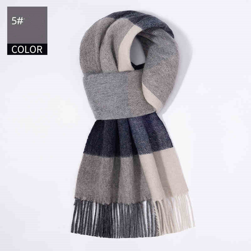 Winter New Men's Cashmere Scarf