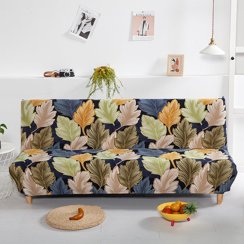 Stretch Folding Sofa Without Armrest Fitted Sheet Bedspread
