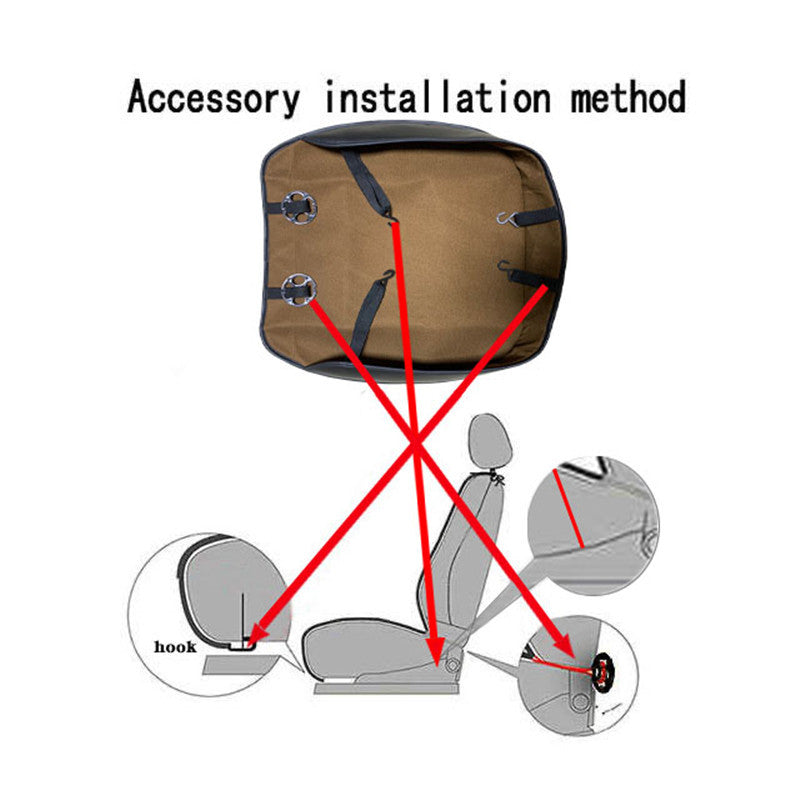 PU Car Seat Cover Four Door SUV Cushion