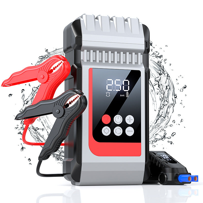 Integrated Emergency Power And Air Pump For Automobiles