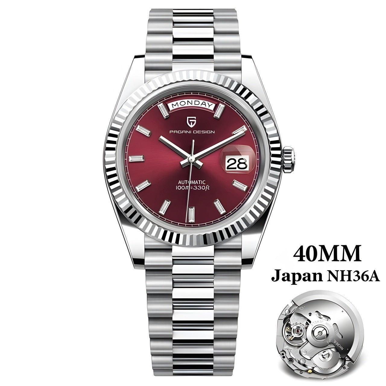 Explosive Datejust Men's Mechanical Glass Waterproof Watch