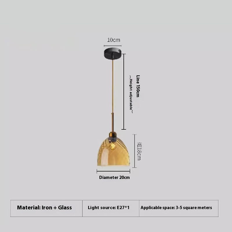 Internet Hot Glass Chandelier Living Room Bedroom