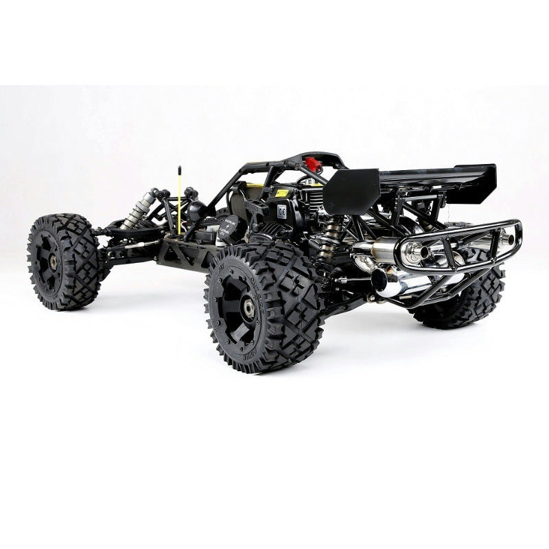 Simple Remote Control Car Double Row With Silencer Exhaust Pipe