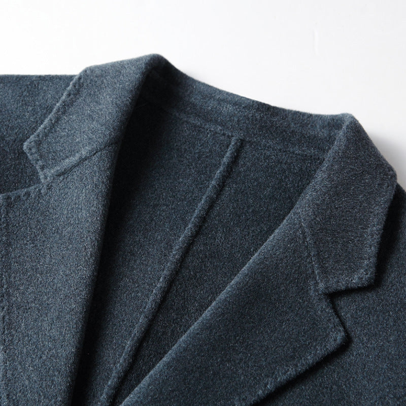 Medium And Long Woolen Coat