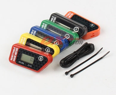 ATV Motorcycle Motorboat Lawn Mower Generator Waterproof LCD Tired Timer Single Timing Maintenance Reminder