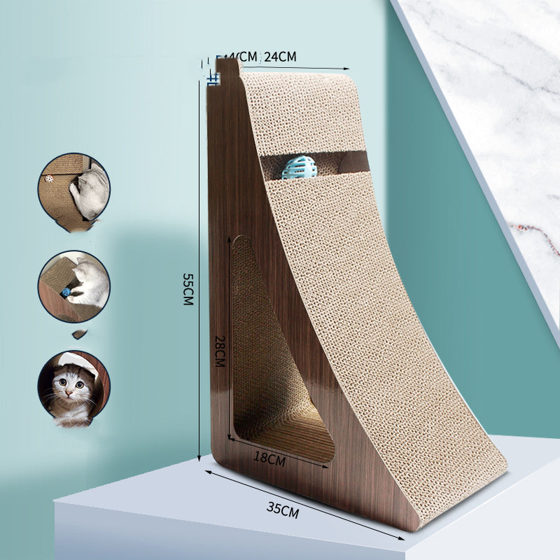 Cat Scratching Board Grinding Claw Corrugated Paper Vertical Scratching Post