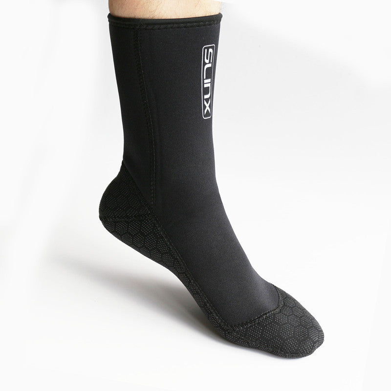 Super elastic non-slip diving socks