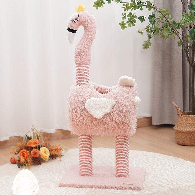 Multi-functional Sisal Cat Climbing Frame Cat Nest One-piece Non-chip Grinding Claw Cat Toy