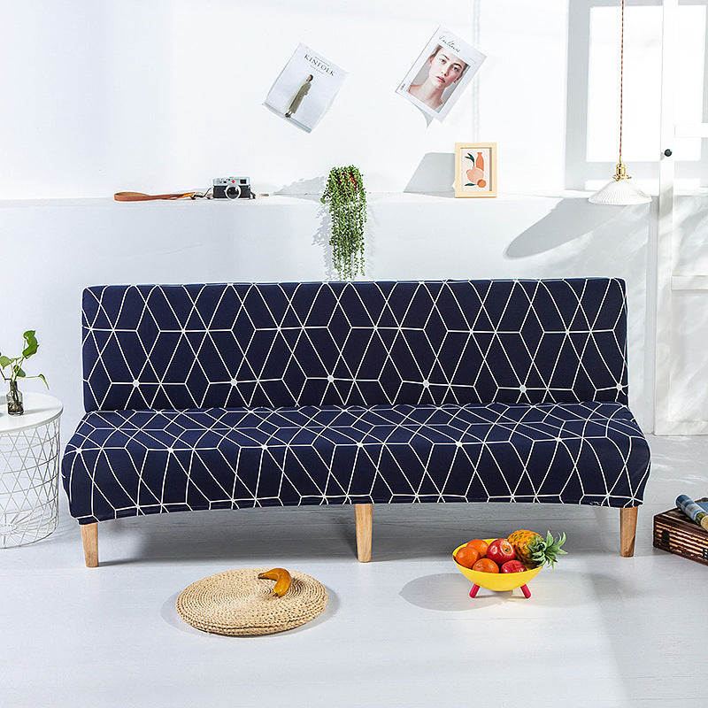 Stretch Folding Sofa Without Armrest Fitted Sheet Bedspread