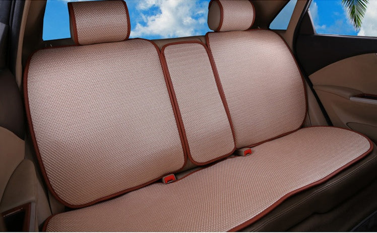 The supply of anti-skid cushion silicone rubber base free bundled silk four net car seat cushion surface