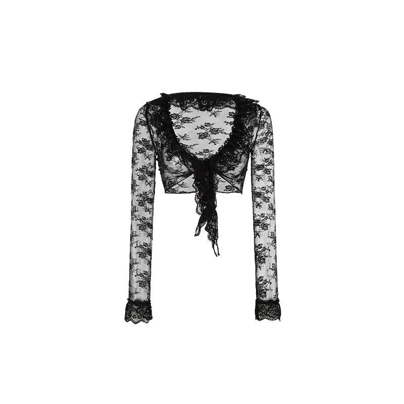 Cardigan Micro Elastic Skin-friendly Fat Hiding Top