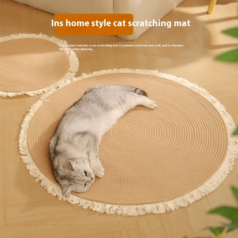 Wear-resistant Scratch-resistant Pad Integrated Cat Nest Cat Cotton String Mattress