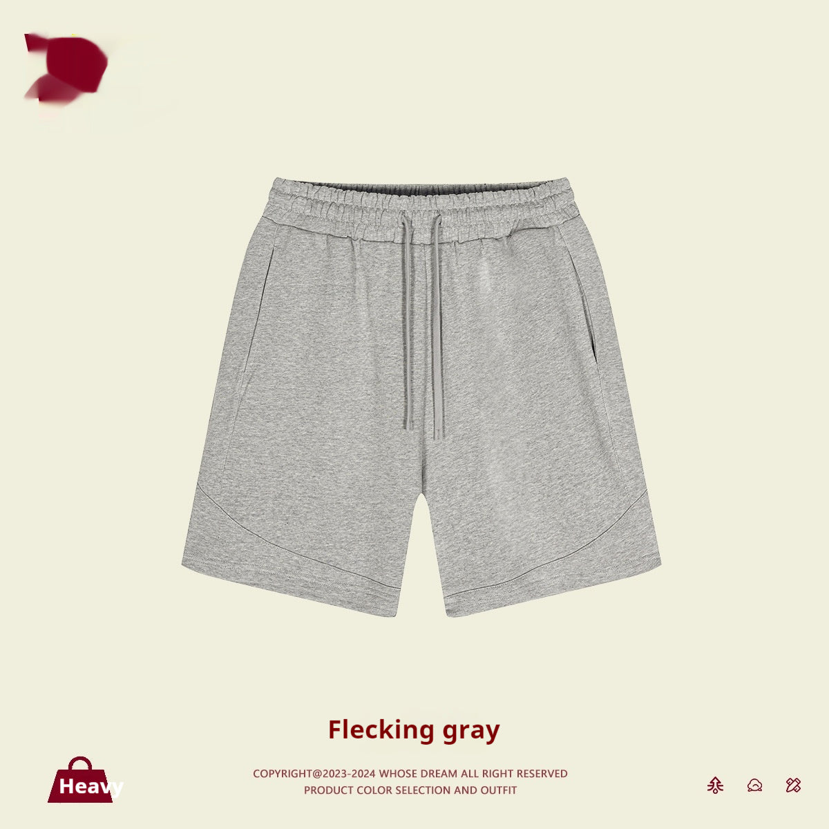 Solid Color Loose Medium And Large Children's Shorts Basic Style Sports Shorts