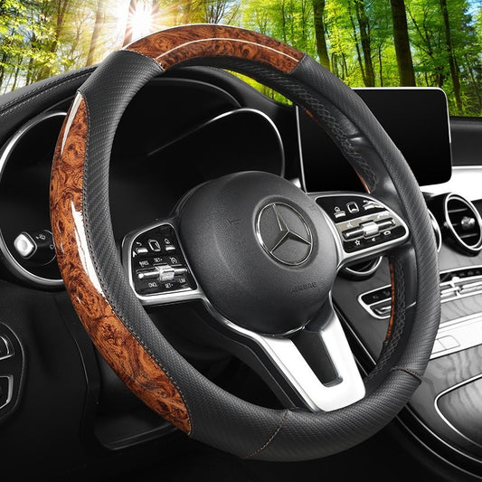 Steering Wheel New Year Crystal Car Cover Leather Modification