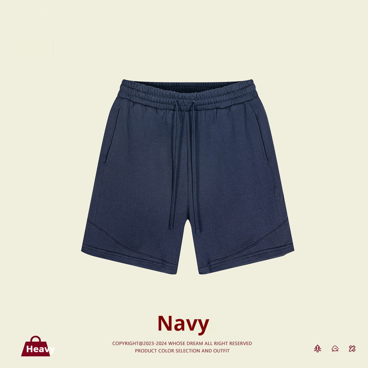 Solid Color Loose Medium And Large Children's Shorts Basic Style Sports Shorts