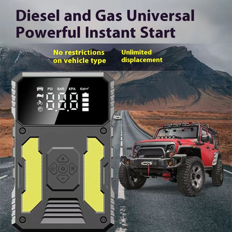 Portable Mini Charging And Inflating All-in-one Machine Emergency Start Power Supply