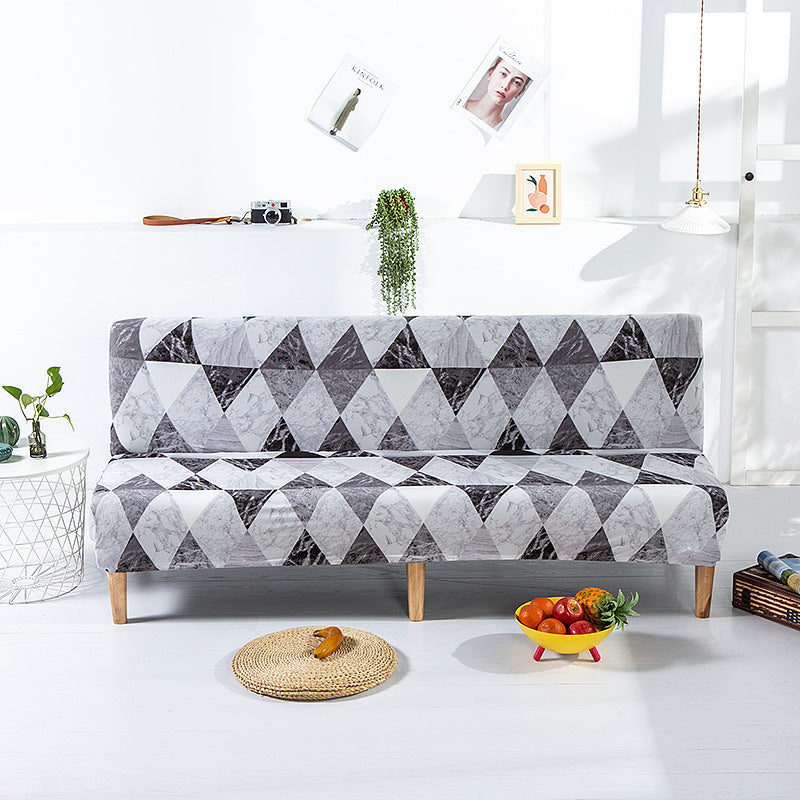 Stretch Folding Sofa Without Armrest Fitted Sheet Bedspread