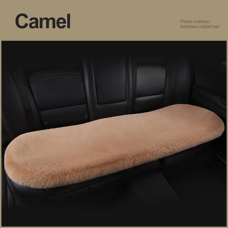 Car Seat Winter Plush Single Seat Square Cushion