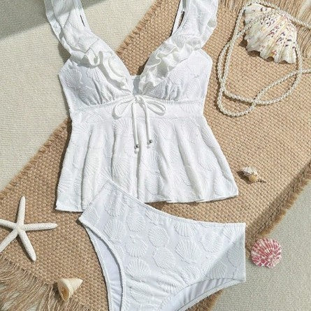 Beach Swimsuit Women's Solid Color Suit Sexy Bikini