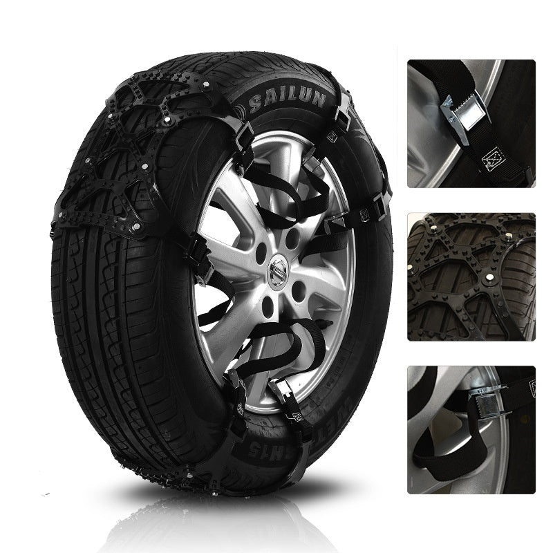 General-purpose Tire Chain Car Supplies Tire Self-driving Equipment Snow Emergency Snow Chain Beef Tendon