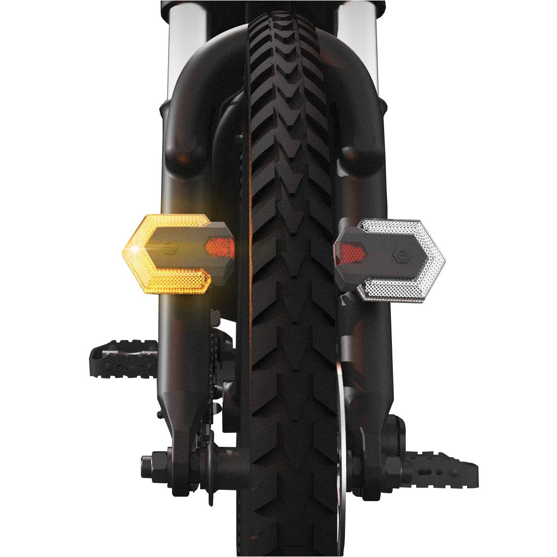 Bicycle Front And Rear Panoramic Intelligent Wireless Control Riding Turn Signal