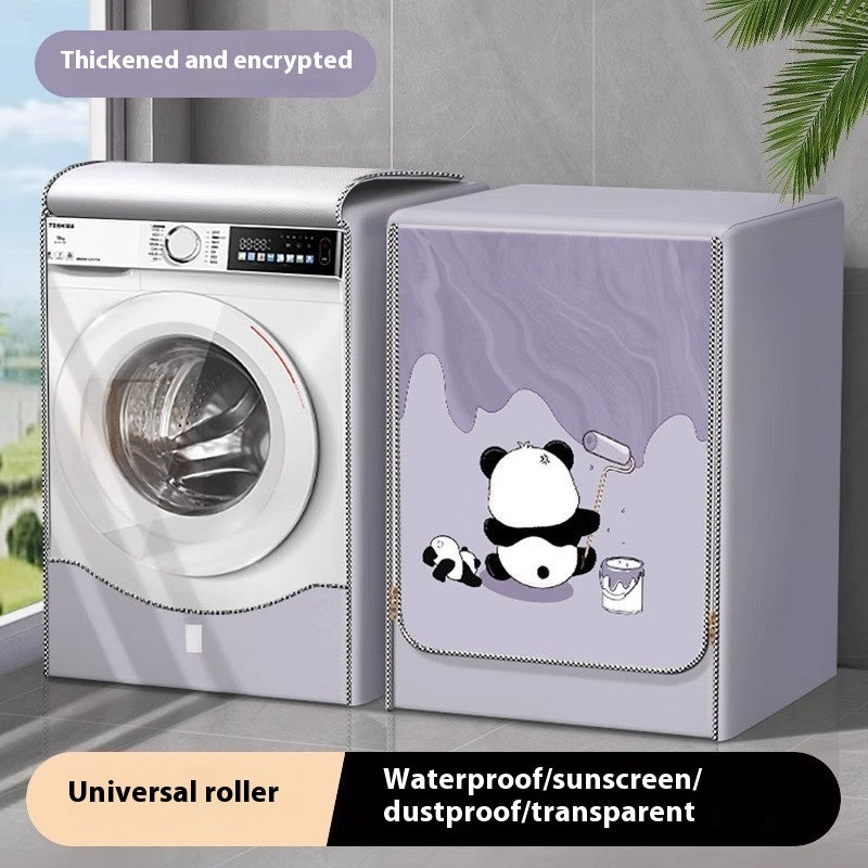 Roller Washing Machine Cover Waterproof Sunscreen Cover Dust Cover UV Protection
