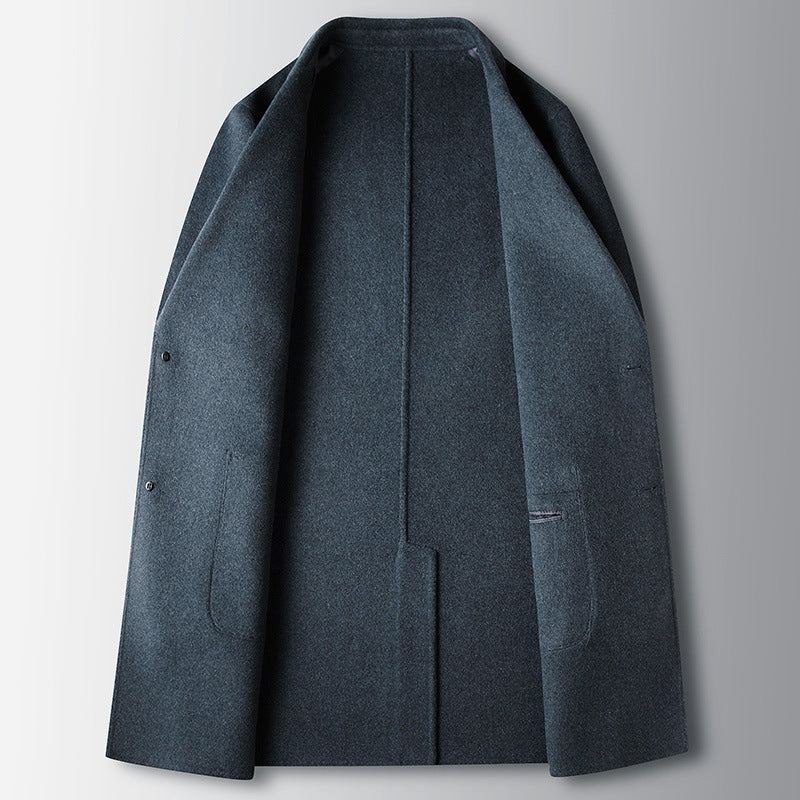Medium And Long Woolen Coat